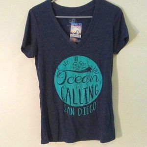 NWT The Ocean is Calling - San Diego Trading Co. tee - med/large